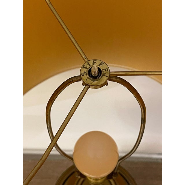 1970s Vintage Stiffel Brass Urn Table Lamp For Sale - Image 5 of 7