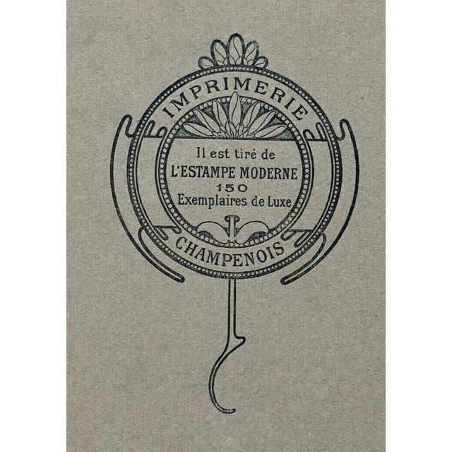 Late 19th Century Alphonse Mucha, Cover for l'Estampe Moderne, 1898 For Sale - Image 5 of 9