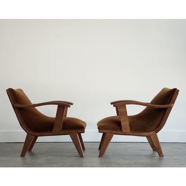 Mid-Century Modern Scandinavian Modern Teak Lounge Chairs, Denmark, C. 1960s For Sale - Image 3 of 8