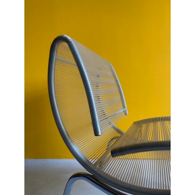 Postmodern Transparent Plastic Rope Chair by Roberto Semprini, 1990s For Sale - Image 3 of 7