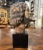 Gray 17th Century Spanish Carved Polychrome Bust of Christ on Stand For Sale - Image 8 of 12