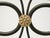 Metal Steel & Brass Fireplace Screen Without Mesh For Sale - Image 7 of 10