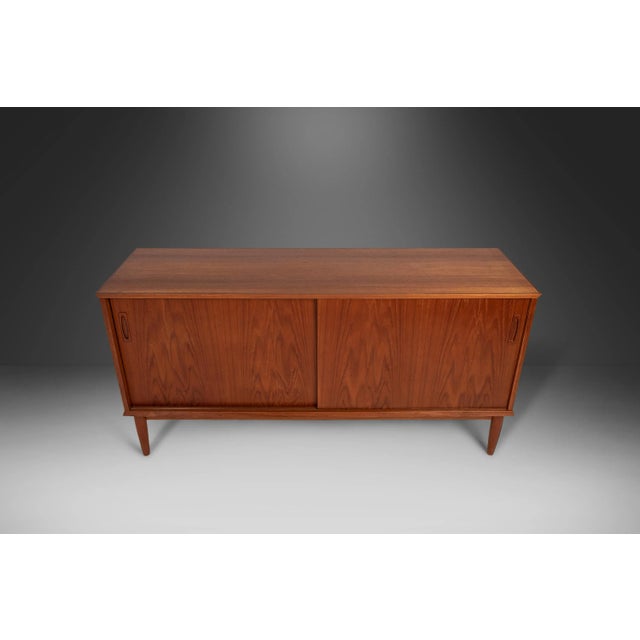 Circa 1960s Danish Modern Teak Credenza/Sideboard After Borge Mogensen For Sale - Image 12 of 12