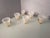 Metal Wall Lamps in Brass and Canne Torte Murano Glass from Manifattura Di Murano, Set of 2 For Sale - Image 7 of 9