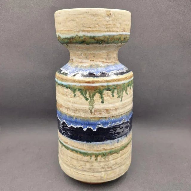 Ceramic Ceramic Vase by F. Glatzle for Karlsruher Majolika, 1973 For Sale - Image 7 of 7