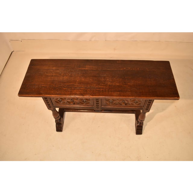 Brown Spanish Oak Console, Circa 1900 For Sale - Image 8 of 9