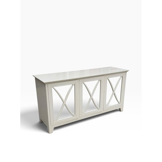 Nancy Corzine Art Deco Nancy Corzine Lombard Mirrored Credenza Dresser For Sale - Image 4 of 5