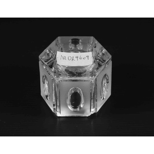 Vintage Italian Art Glass Ashtray with Geometric Design, 1970s For Sale - Image 3 of 5
