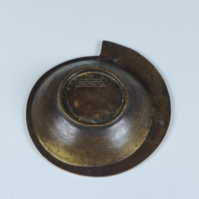 Pal-Bell Ashtray in Cast Bronze by Maurice Ascalon For Sale - Image 12 of 12