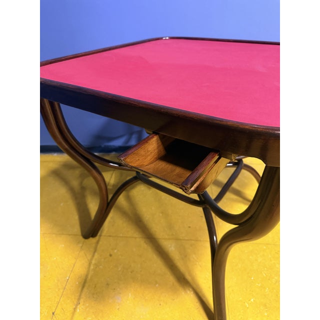 Thonet Game Table by Michael Thonet for Gebrüder Thonet, 1890s For Sale - Image 4 of 6
