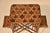 Circa 1920 English Bamboo Side Table With Side Shelves For Sale - Image 10 of 11