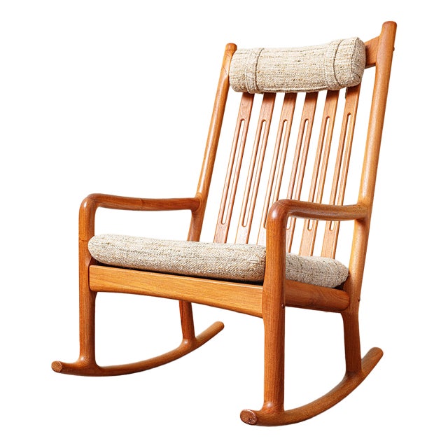 Rocking Chair by Hansa Olsena for Juul Kristensen, 1960s For Sale