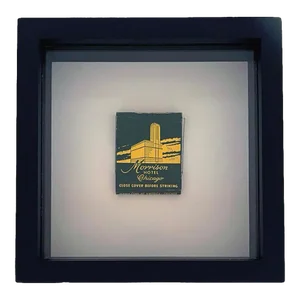 Vintage Framed Matchbook From the Morrison Hotel in Chicago