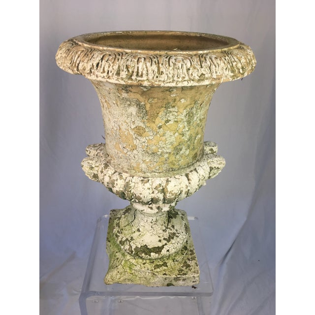 Vintage Terra-Cotta Urn For Sale - Image 10 of 10