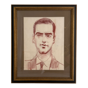 1950s Mid-Century ModernSanguine Male Portrait