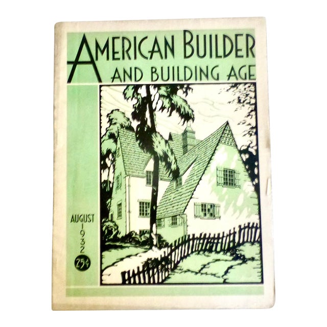 1932 American Builder and Building Age, Illustrated For Sale