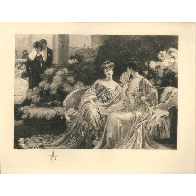 Confidences is an original artwork realized by Alfred Boulot in the first years of the XX Century. Original Etching on...