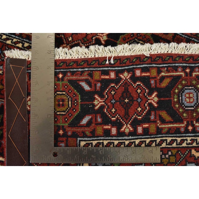 Goltogh Rug 2’7” X 4’1” Red Wool Vintage Traditional Hand-Knotted Carpet For Sale - Image 10 of 10