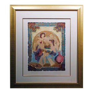 1990s Roy Tonkin "Equinox Iv" Framed Serigraph Hs