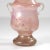 Pink Vintage Hand Blown Art Glass Scavo Vases from Cenedese, 1970s, Set of 2 For Sale - Image 8 of 11