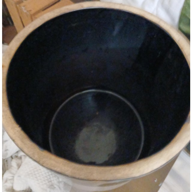 Farmhouse Vintage 5-Gallon Robinson Ransbottom Stoneware Crock For Sale - Image 3 of 6