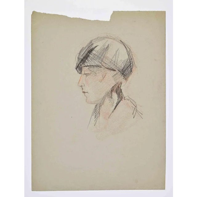 Portrait is a pastel drawing on paper, realized by the French artist Joseph Bernard (1866-1931), in 1919. The artwork is...