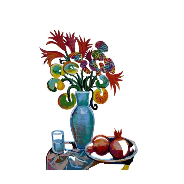 David Gerstein, Huge Pop Art Sculpture Painting Bright Vibrant Colors Israeli Dudu Gerstein For Sale - Image 14 of 18