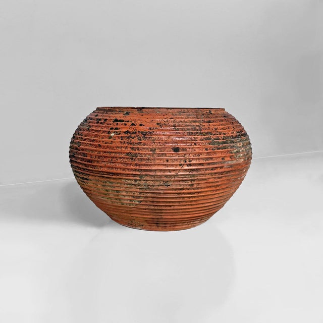 Italian Rustic Terracotta Vases, 1930s, Set of 2 For Sale - Image 4 of 17