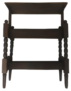 Side Table with Magazine Shelf, 1950s