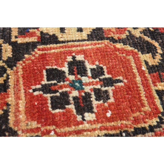 Red 1970s Vintage Turkish Handmade Wool Red Oversized Area Rug For Sale - Image 8 of 10