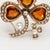 1930s 14k Yellow Gold Diamond Citrine Pearl Clover Brooch For Sale - Image 4 of 9