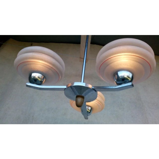 Vintage Type 503/3 Chandelier from Lidokov, 1950s For Sale - Image 11 of 13