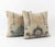 Mid-Century Modern Turkish Wool Rug Pillow Cover 20'' X 20'' - Set of Two For Sale - Image 3 of 4