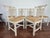 Set of 8 Hickory Chair Chippendale Dining Chairs From Mount Vernon Collection Custom Painted in Cream White For Sale - Image 9 of 12