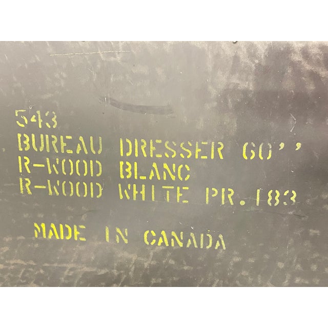 Mid Century Modern Plastic + Rosewood Credenza / Long Dresser by Vallieres, C. 1960's For Sale - Image 10 of 12