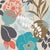 Harlequin Doyenne Wallpaper in Sky/Olive/Coral For Sale