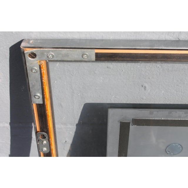 1960's Modern Wall Mirror For Sale - Image 9 of 12