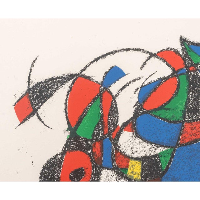 Contemporary Joan Miro "Lithograph Iv" Lithograph, 1975 For Sale - Image 3 of 11