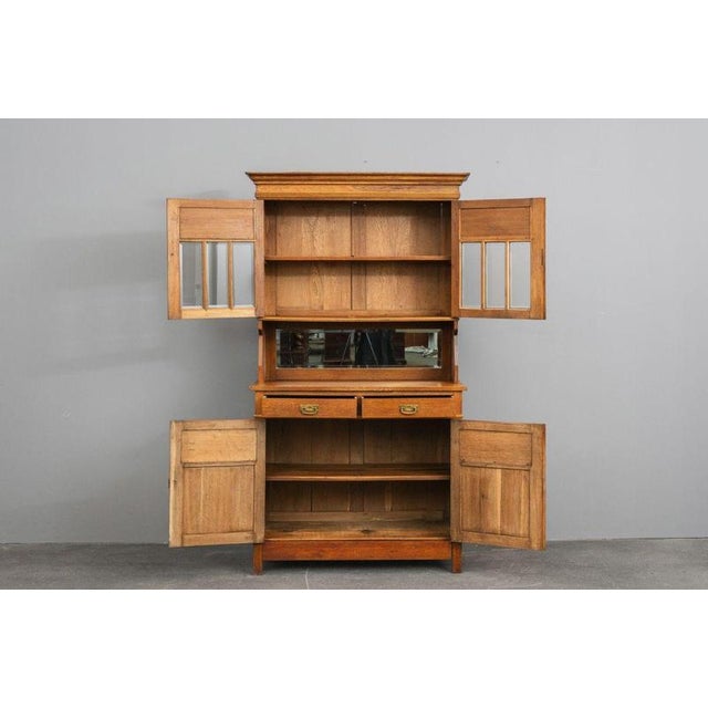 Art Nouveau Sideboard in Oak, Early 20th Century For Sale - Image 3 of 18