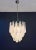 Italian Murano Glass Lattimo Petals Chandelier, 1990s For Sale - Image 13 of 18