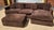 Chocolate Colored Sectional Sofa With Storage Ottoman Attributed to Crate and Barrel For Sale In Washington DC - Image 6 of 7