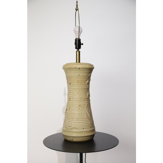 1970s Ceramic Table Lamp Bob Kinzie Affiliated Craftsmen For Sale - Image 15 of 18