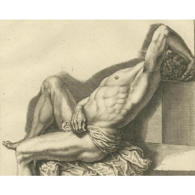 After De Lairesse, Academic Male Figure Study, 1745, Paper For Sale - Image 4 of 10
