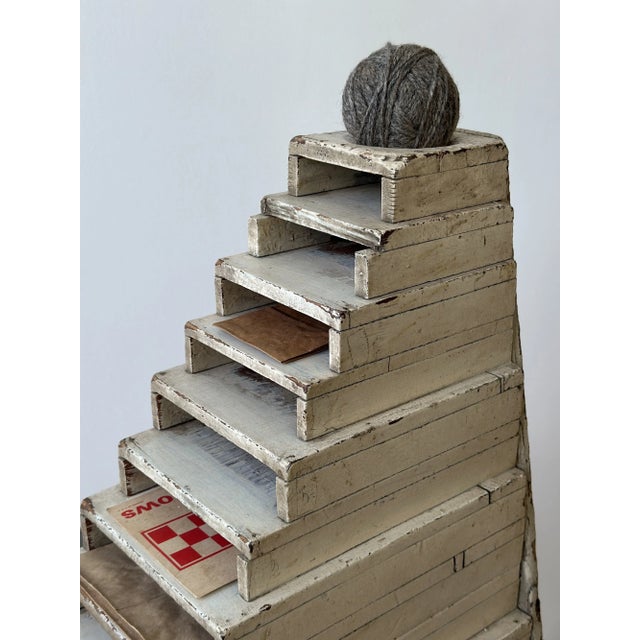 Vintage Folk Art Graduated Shop Bag Stand, Circa 1940s For Sale In New York - Image 6 of 15