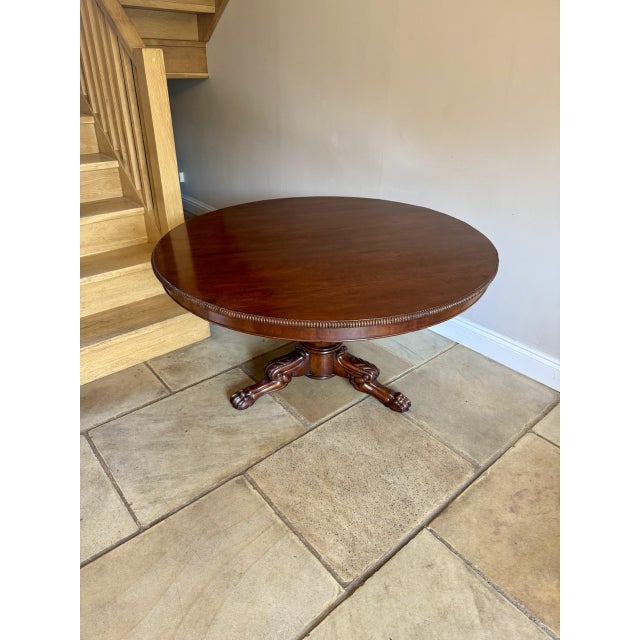 Antique Victorian Mahogany Dining Table, 1870 For Sale - Image 4 of 8