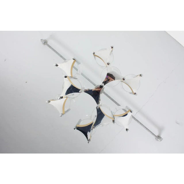 Mid-Century Italian Chandelier by Gaetano Sciolari, 1960s For Sale - Image 8 of 12