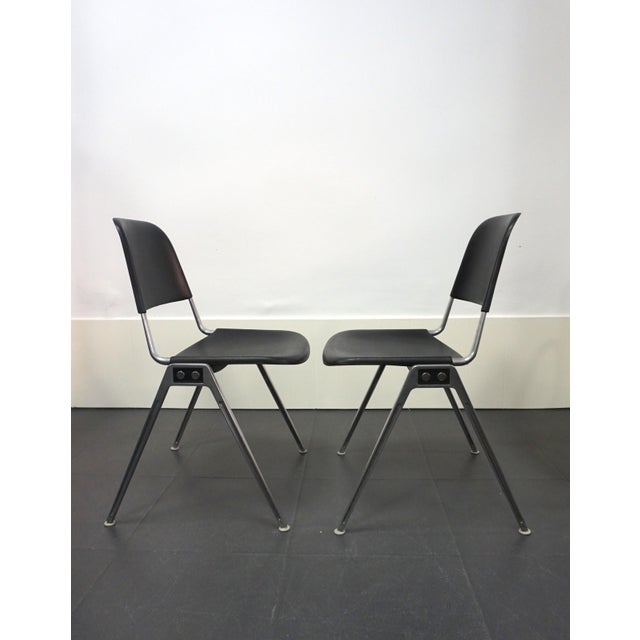 Model 1601 Stackable Chairs by Don Albinson for Knoll, 1960s, Set of 4 For Sale - Image 6 of 14