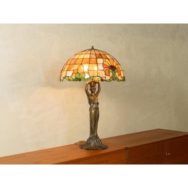 Art Nouveau Tiffany Table Lamp For Sale - Image 11 of 11