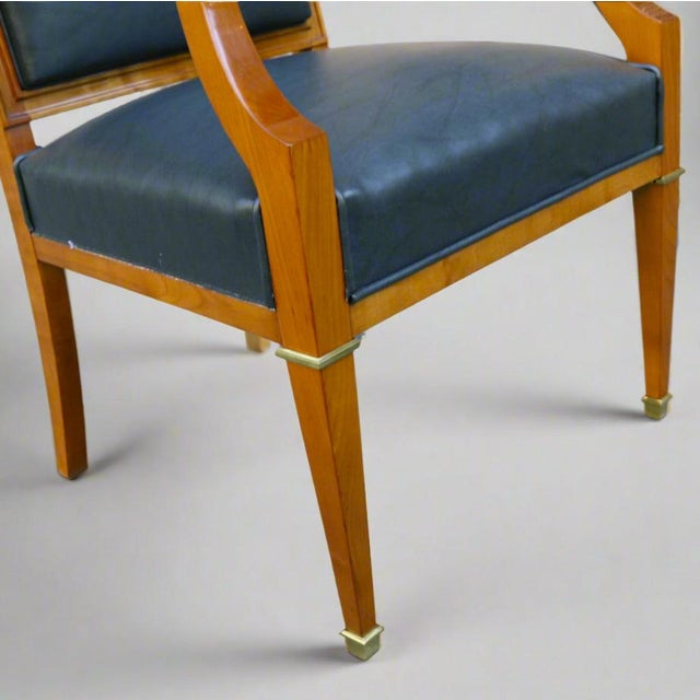 Brown 1930s Pair of De Coene Frères Art Deco Armchairs For Sale - Image 8 of 9