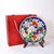 Chinese Vintage Chinese Cloisonné Charger | Koi Fish & Peony Motif With Stand and Gift Box For Sale - Image 3 of 3